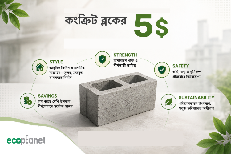 কংক্রিট ব্লকের 5$